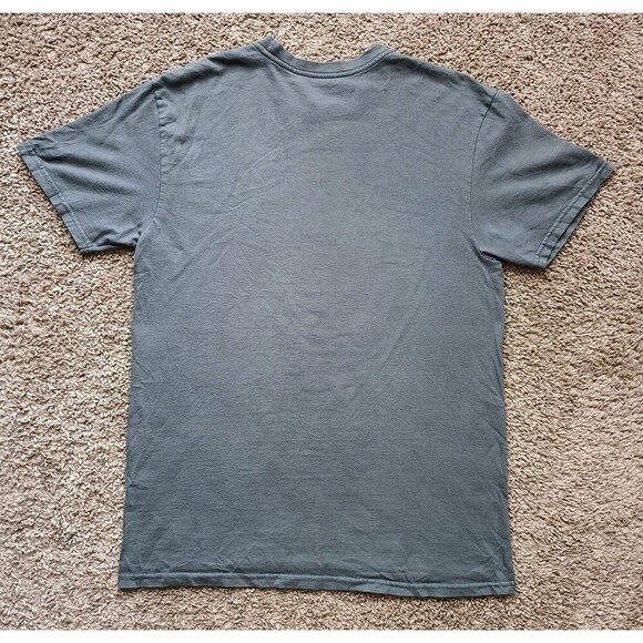 Y2K DC Shoes T-Shirt  Men's Medium Gray Short Sleeve - Picture 4 of 6